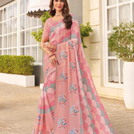 Pink saree