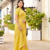 chiffon designer saree 