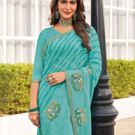 trendy festive wear saree