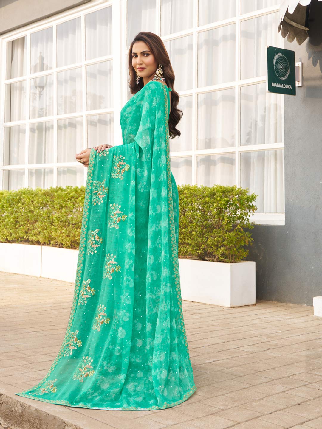  festive party wear saree 