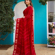 designer georgette festive saree