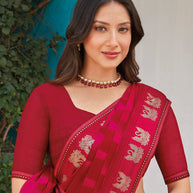 wedding party wear saree