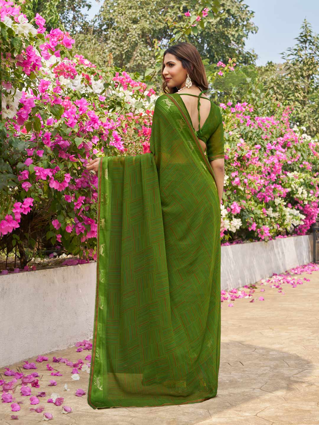 elegant party wear saree