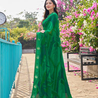 georgette designer festive saree