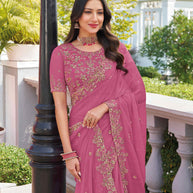  lightweight wedding wear saree