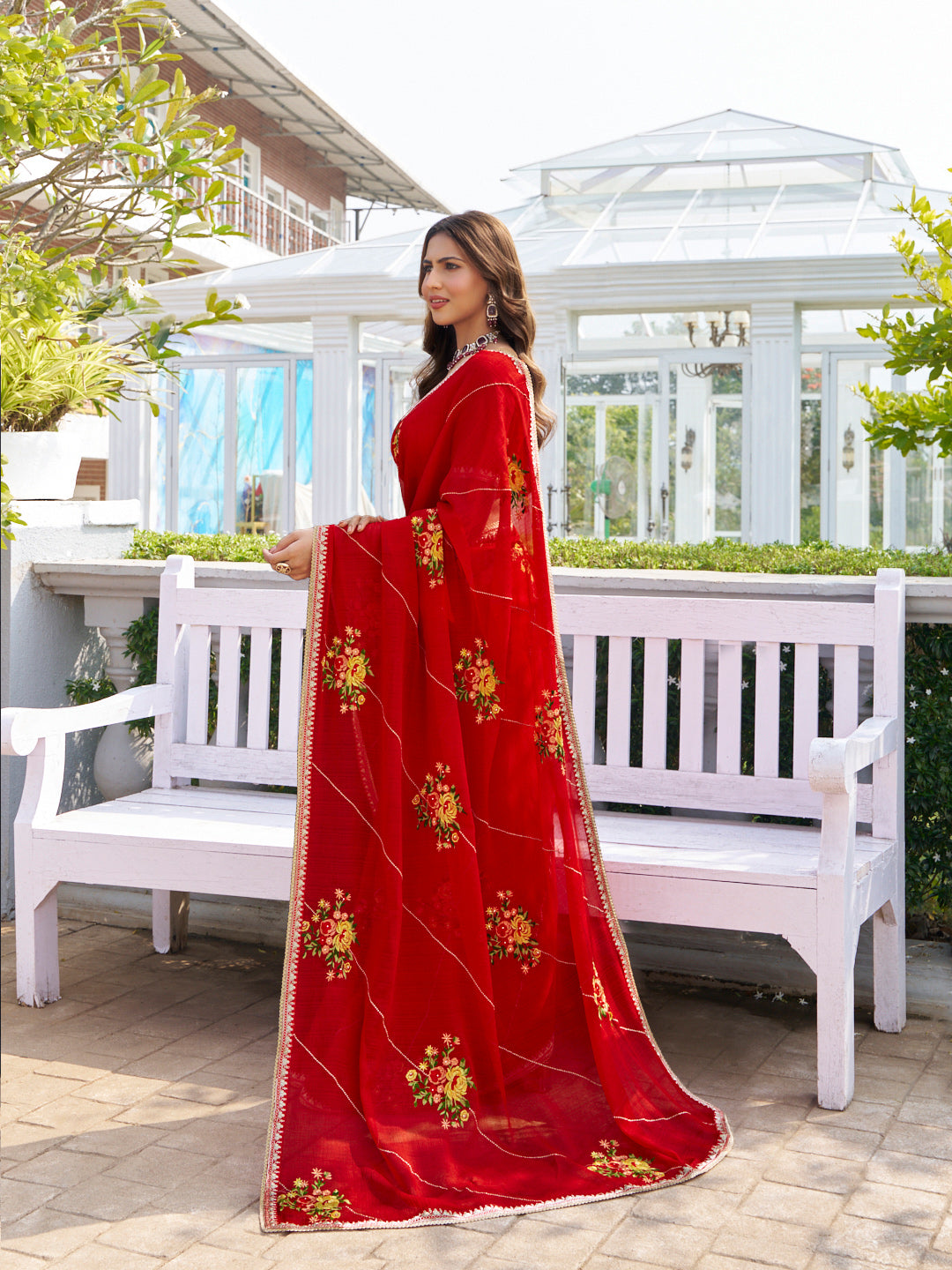 festive wedding wear saree 