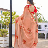 elegant wedding wear saree