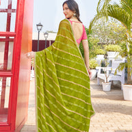 stylish party wear saree