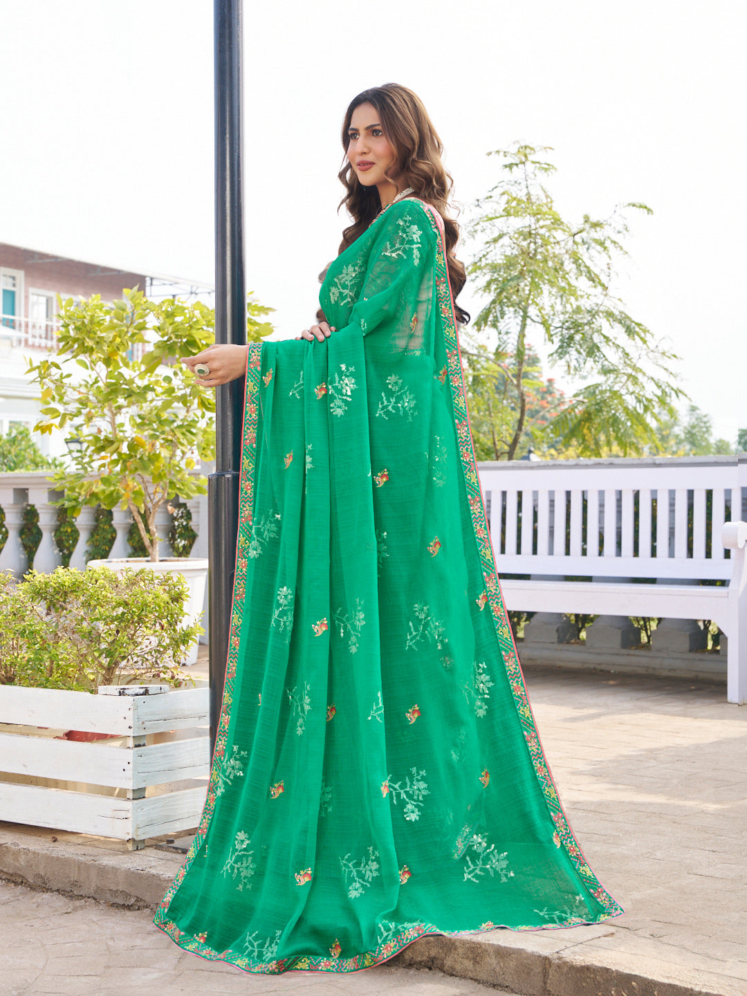  festive party wear saree