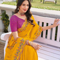  elegant party wear saree