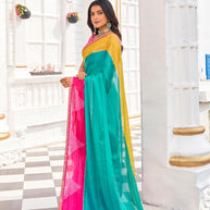 traditional bandhani printed saree