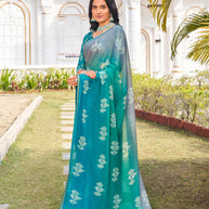 elegant designer silk saree