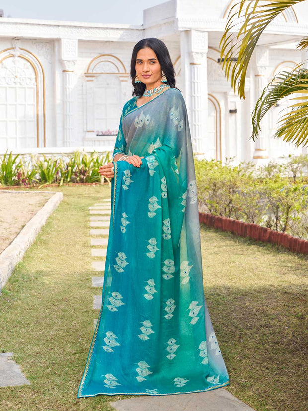 elegant designer silk saree
