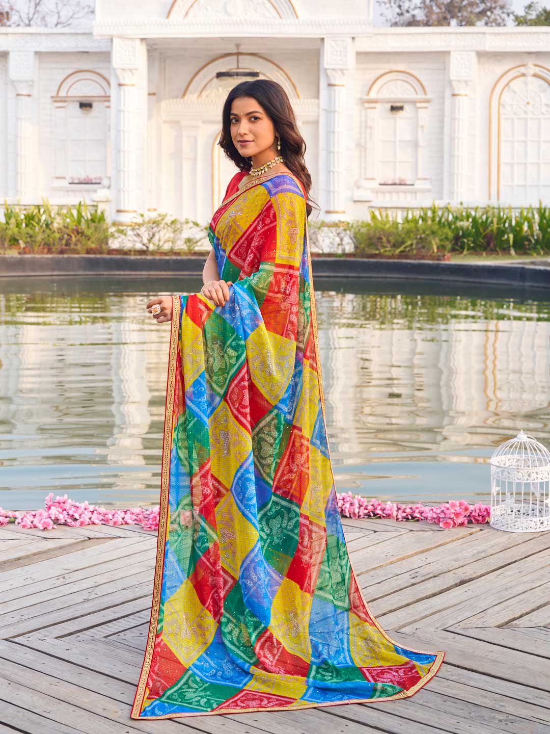 festive party wear saree 