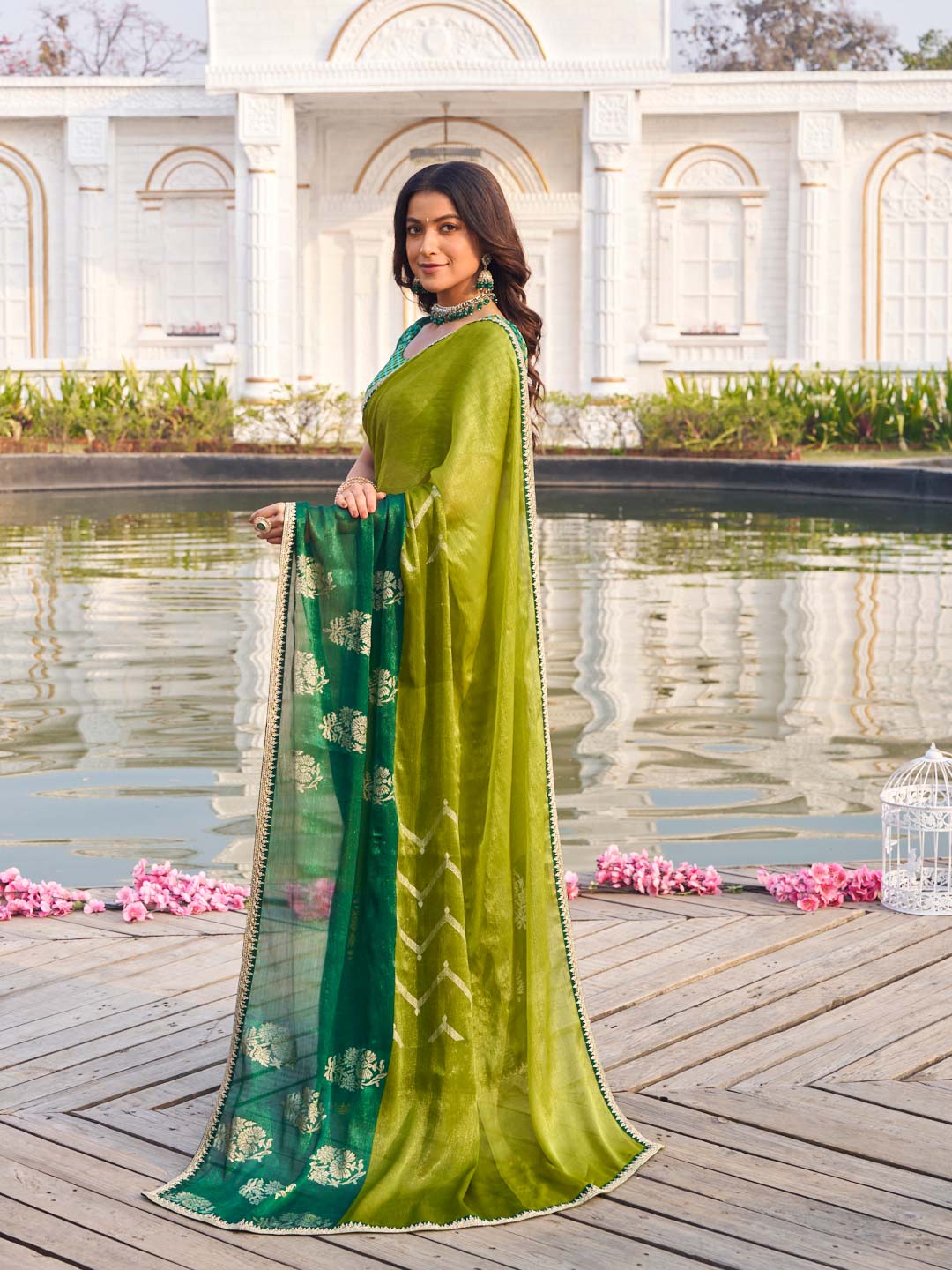 festive wear silk saree