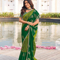 elegant designer silk saree