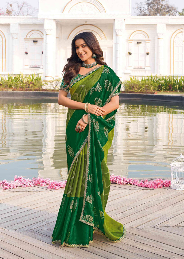 elegant designer silk saree