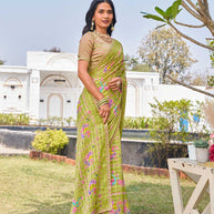elegant festive saree