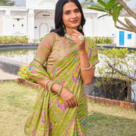 lightweight party wear saree 