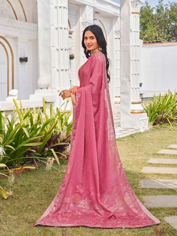 elegant designer silk saree