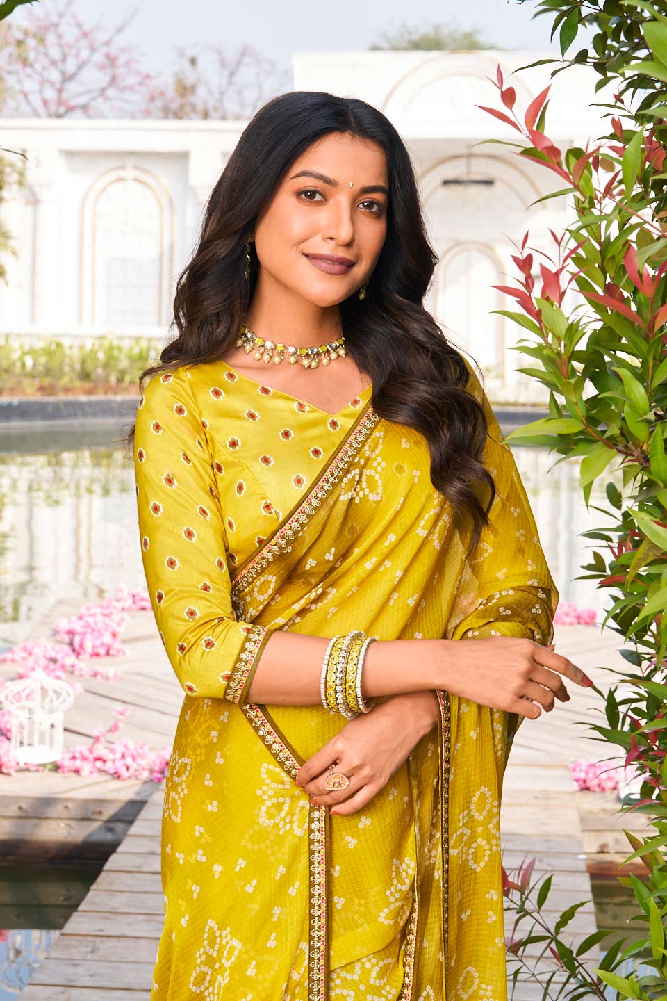  buy bandhani saree online
