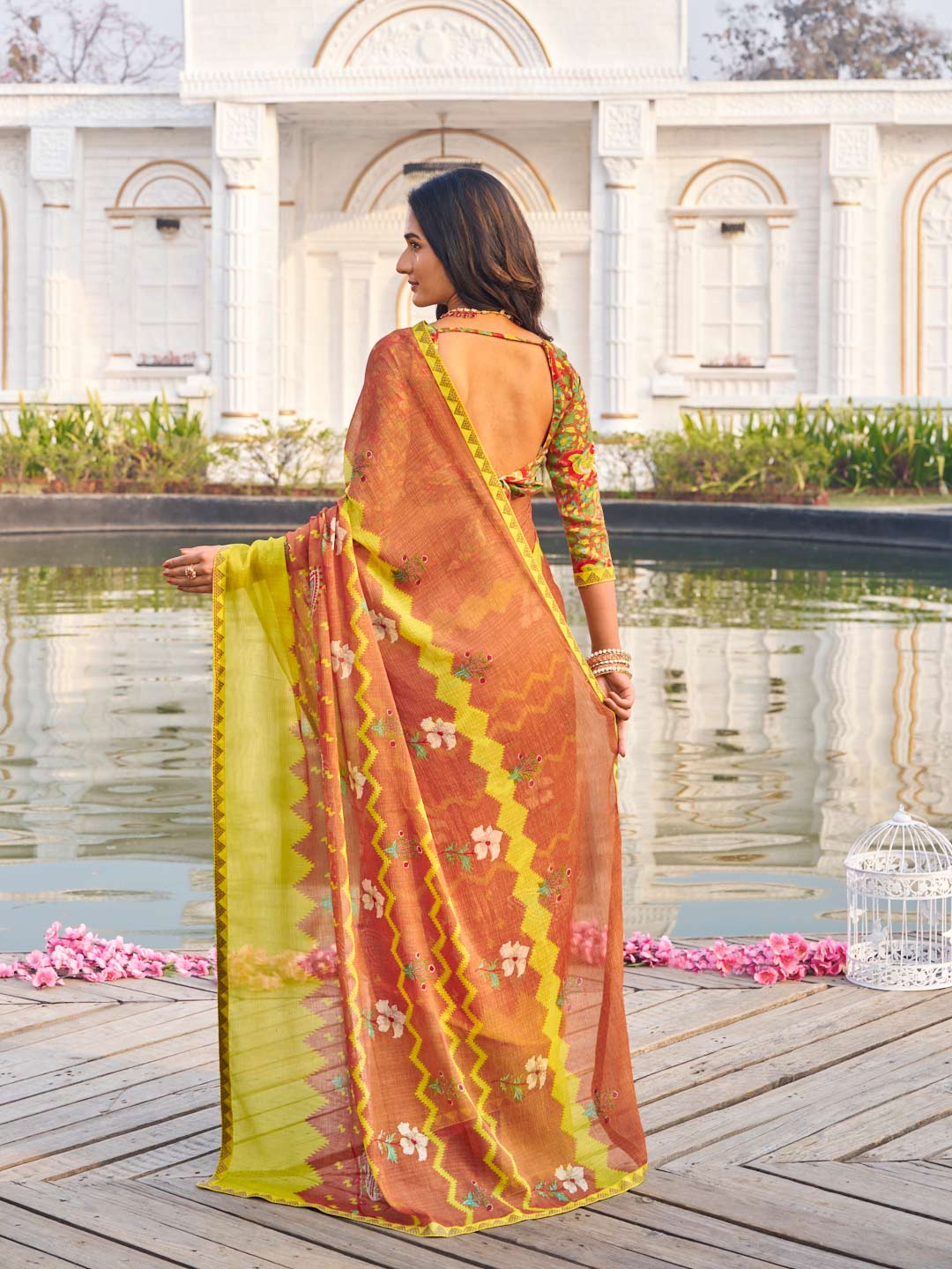 chiffon saree 