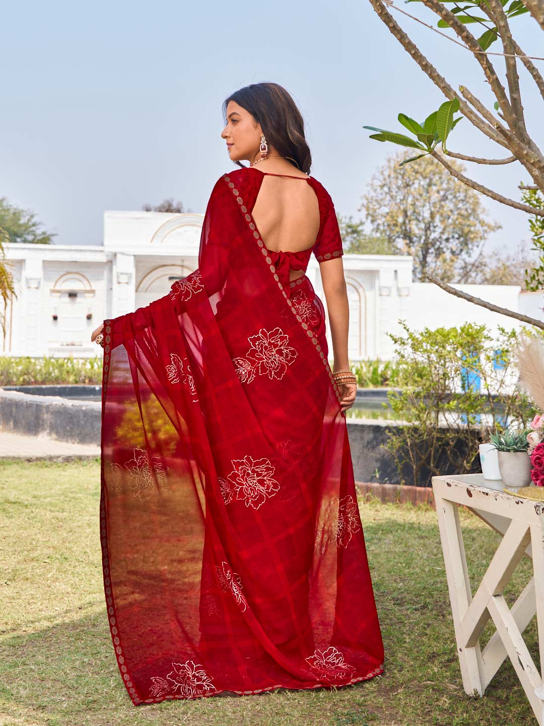 georgette saree 