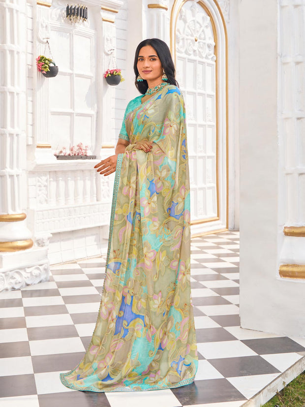 elegant designer silk saree 