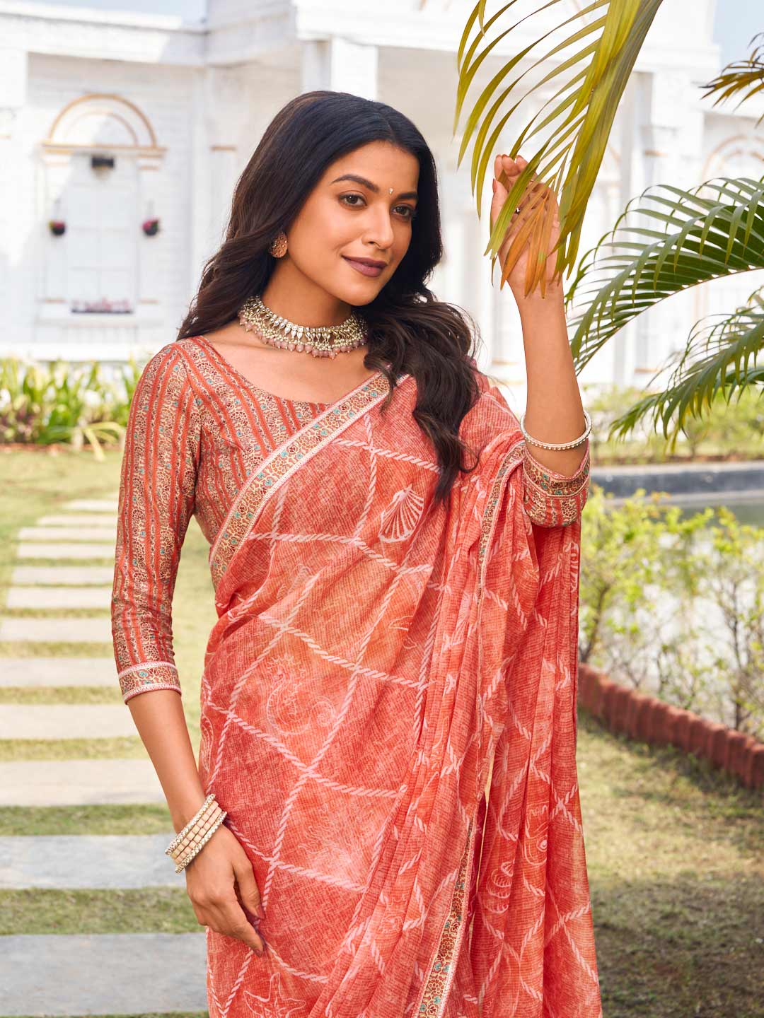  printed saree