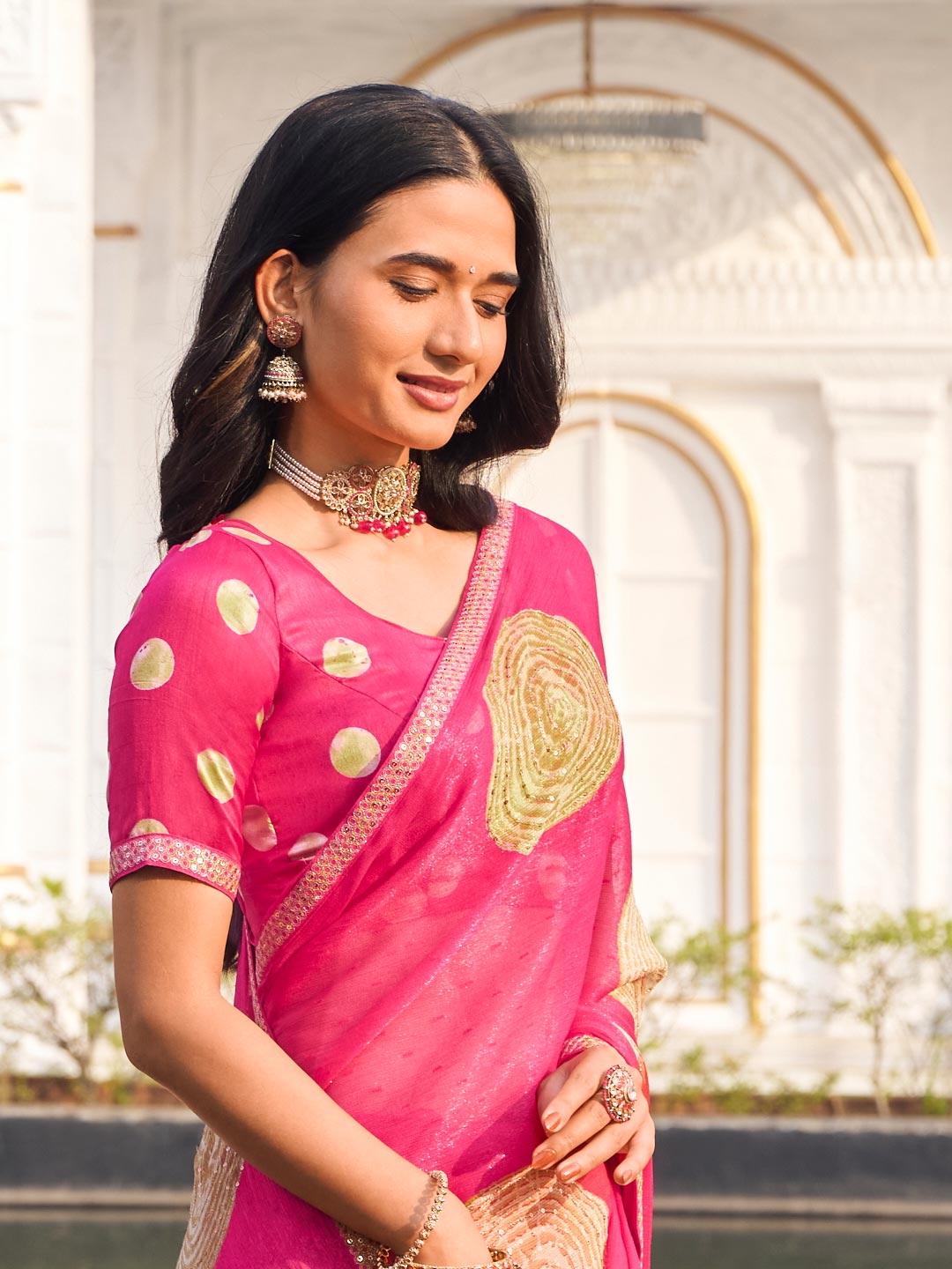  silk blend saree 
