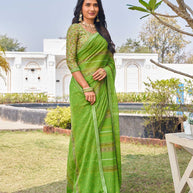  lightweight chiffon printed saree