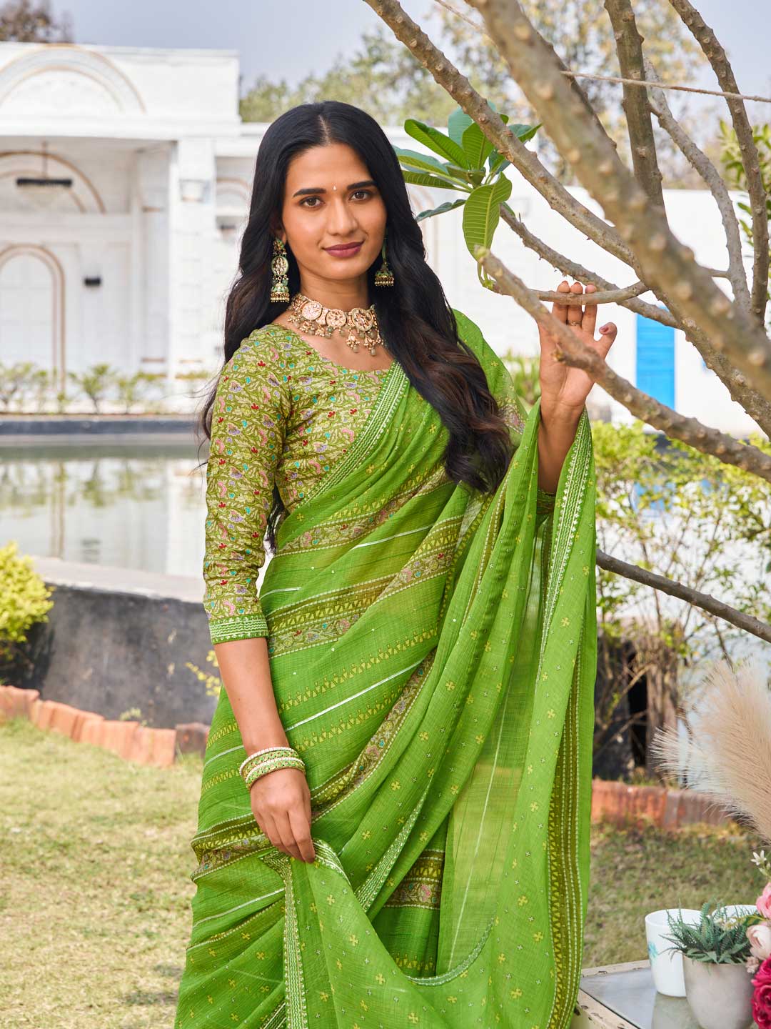  chiffon saree for women online