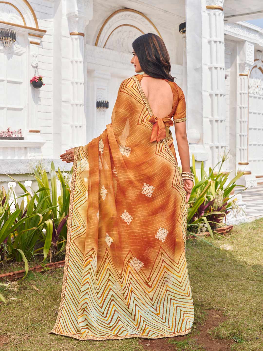 chiffon saree for women online