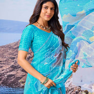 Modern design saree
