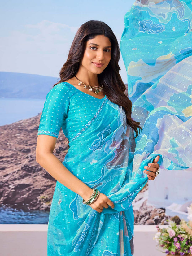 Modern design saree