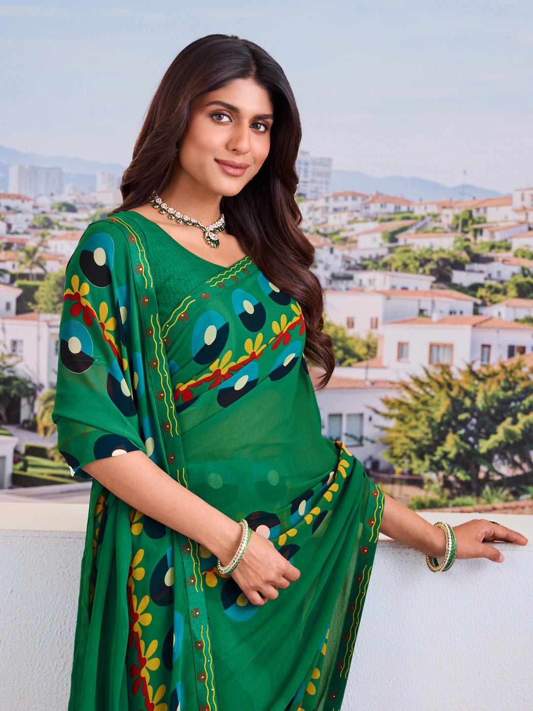 Lightweight daily wear saree 