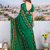 Shop green saree online