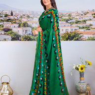 Trendy printed saree