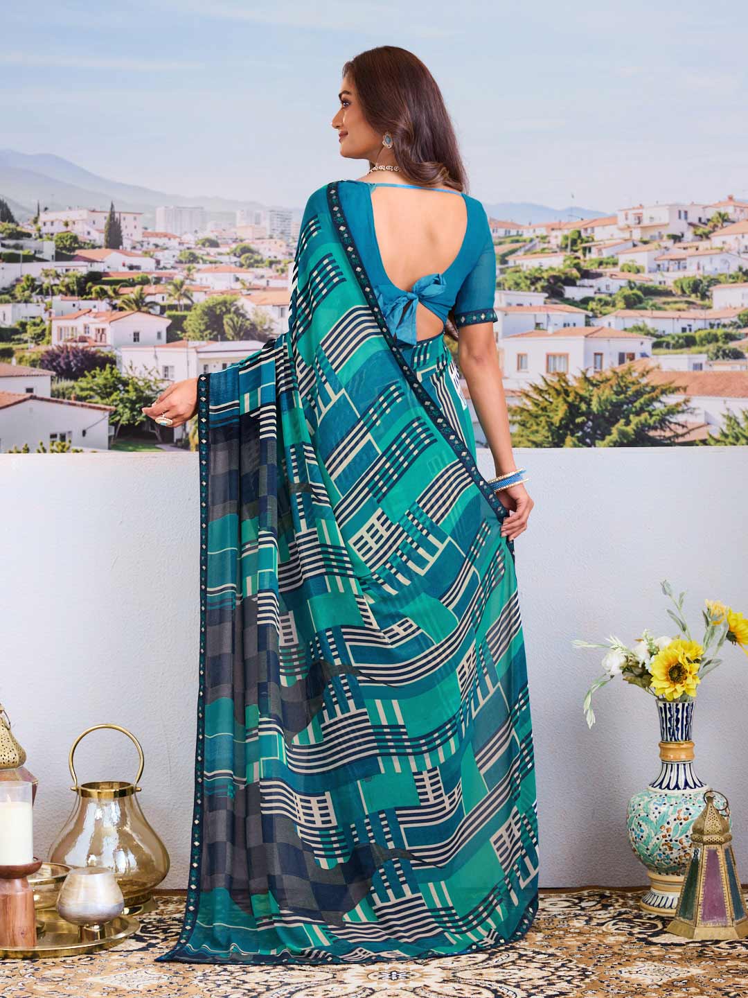  georgette saree