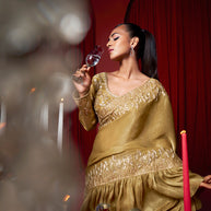 Golden Saree Online
