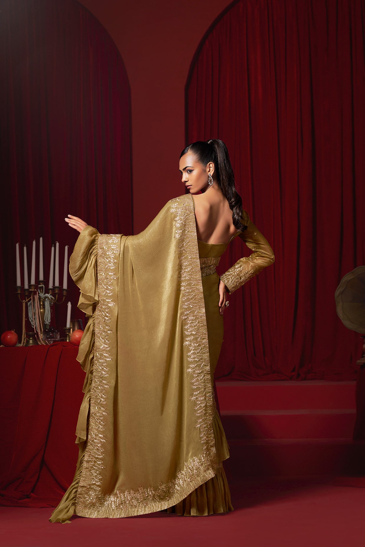 Heavy Blouse Saree