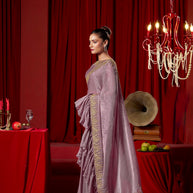 Purple Saree