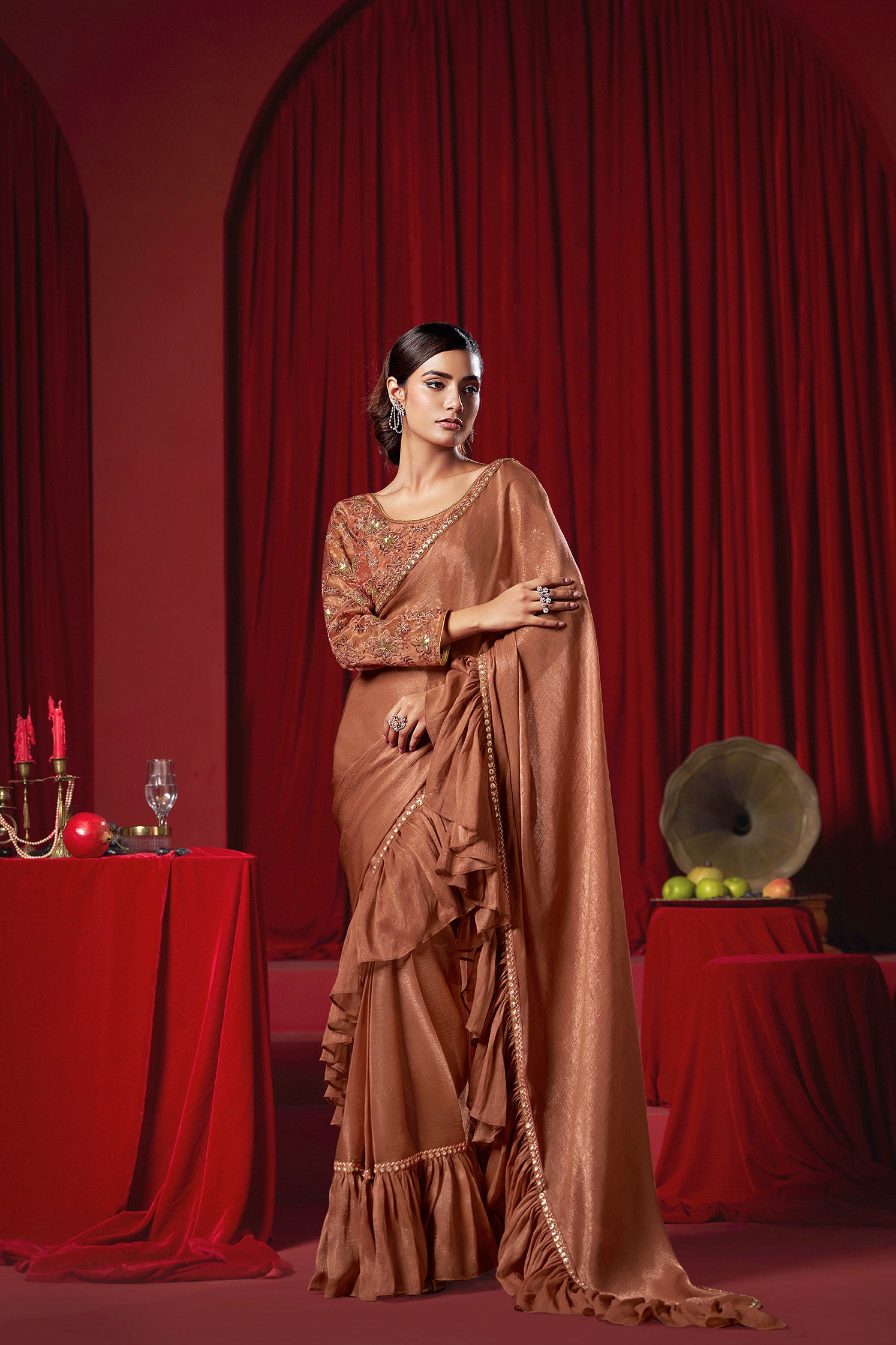 Pre Draped Saree