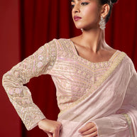 Pink Party Wear Saree