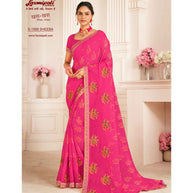 Laxmipati Khas-Khas S-1568 Chiffon Rani Saree