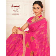Laxmipati Khas-Khas S-1568 Chiffon Rani Saree