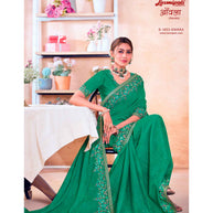Laxmipati Aavala S-1603 Chiffon Rama Saree