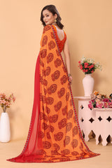 Laxmipati 5175 Rangrezi Georgette Multicolor Saree