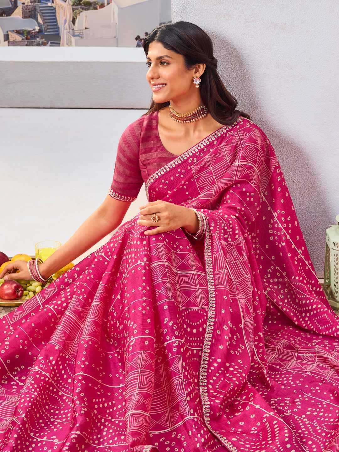 Lightweight festive saree