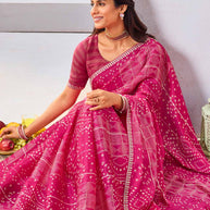 Lightweight festive saree